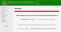 Desktop Screenshot of karneval-frw.de